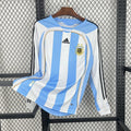 Argentine maillot foot Retro 2006 2007 Manches Longues