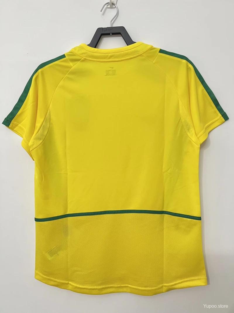Brésil maillot foot retro 2002