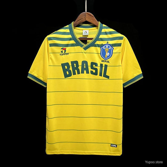 Brésil maillot foot retro 1984