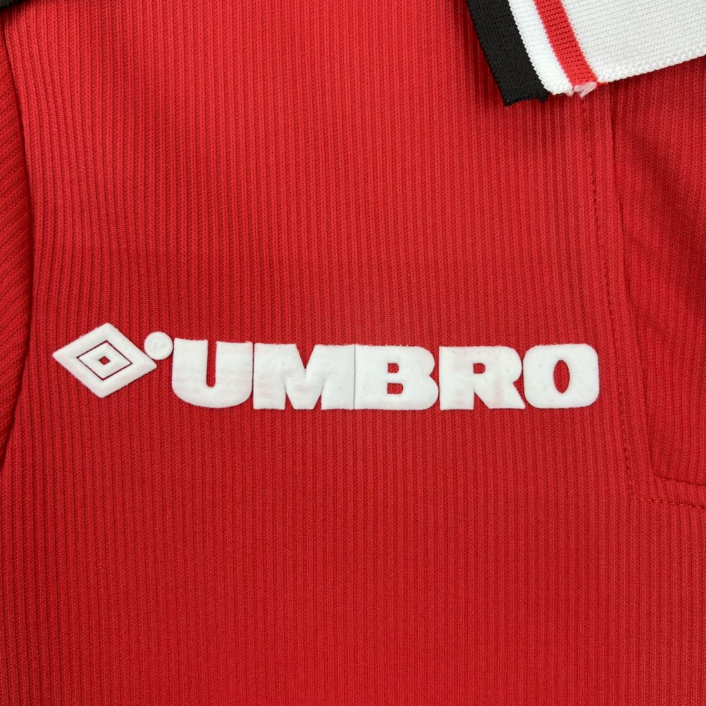 Manchester United maillot foot Retro 1998 1999 Manches Longues