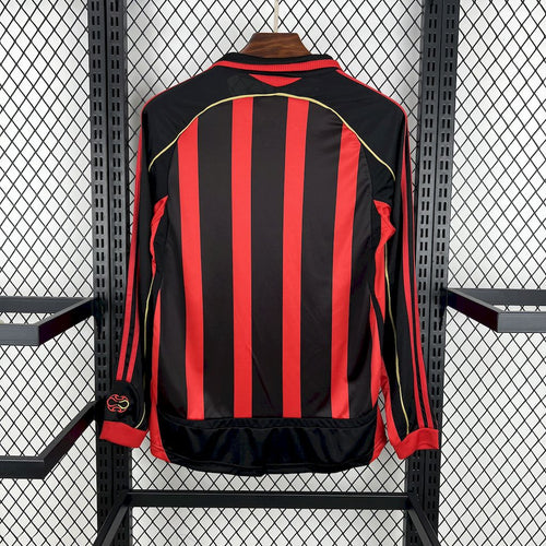 AC Milan maillot foot Retro 2006 2007 Manches Longues