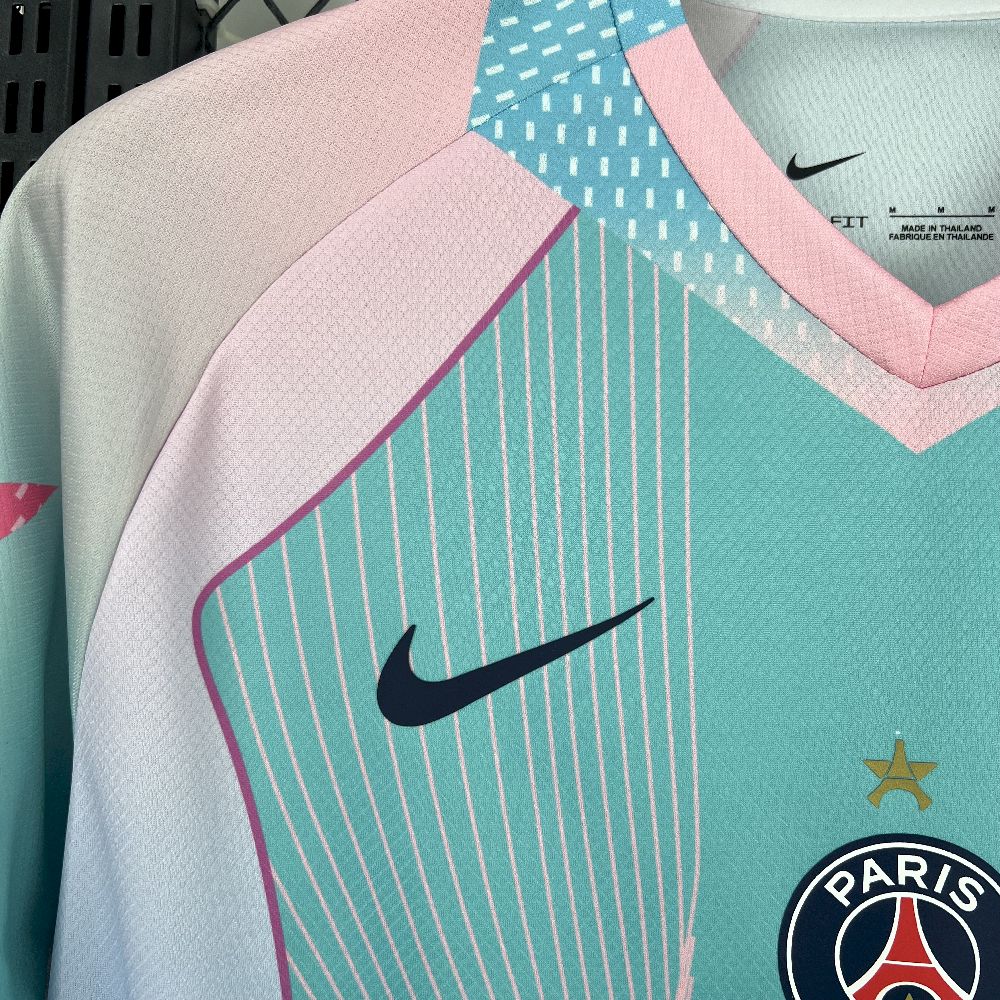 PSG Paris Saint Germain maillot foot concept bleu 2025 2026