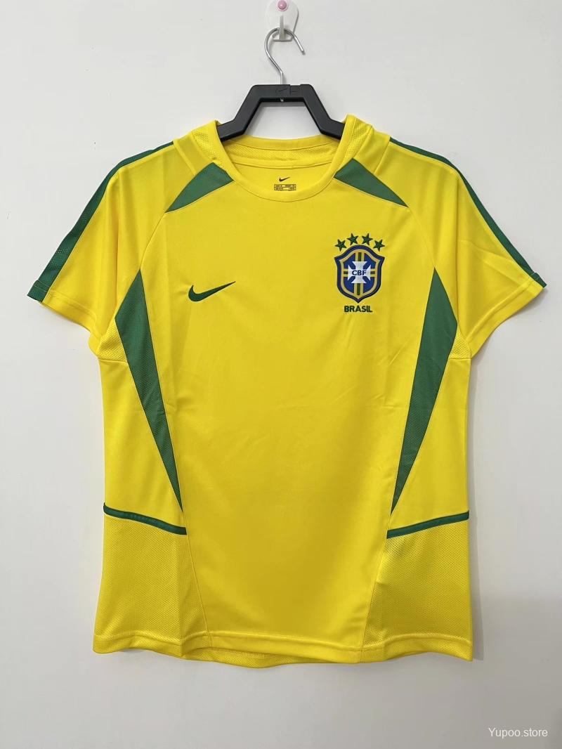 Brésil maillot foot retro 2002