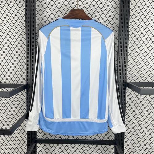 Argentine maillot foot Retro 2006 2007 Manches Longues