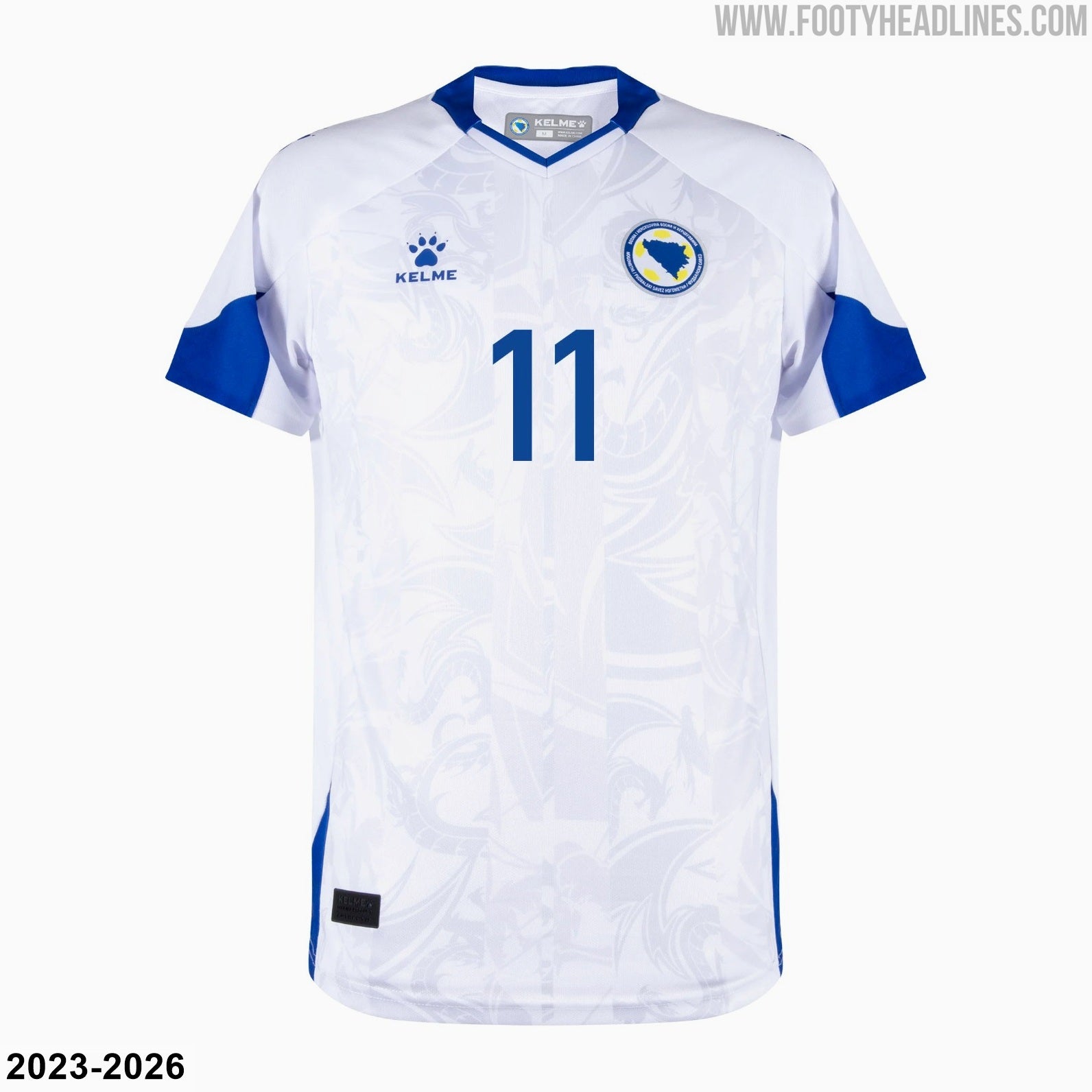 Maillot Bosnie-Herzégovine Extérieur Coupe du Monde 2026